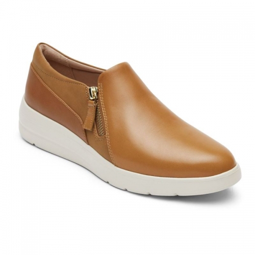 ROCKPORT TÊNIS FEMININO TOTAL MOTION LILLIE COM ZÍPER LATERAL - MEL ROCKPORT TÊNIS FEMININO TOTAL MOTION LILLIE COM ZÍPER LATERAL - MEL