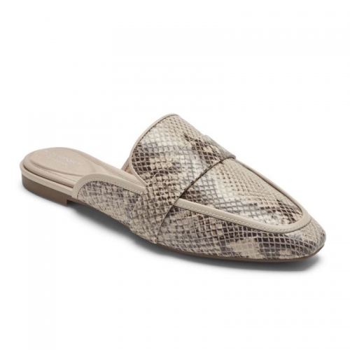 MOCASSINO FEMININO ROCKPORT TOTAL MOTION LAYLANI SLIDE - PELE DE COBRA TAUPE MOCASSINO FEMININO ROCKPORT TOTAL MOTION LAYLANI SLIDE - PELE DE COBRA TAUPE