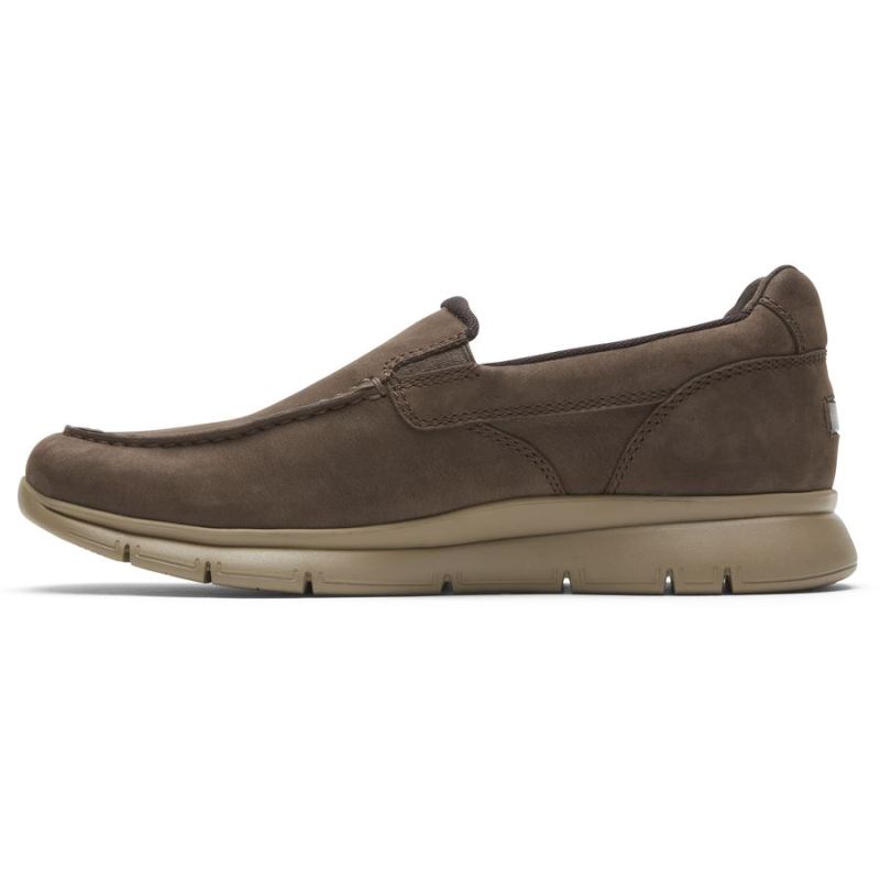 ROCKPORT PRIMETIME MOC SLIP-ON MASCULINO - NUBUCK JAVA