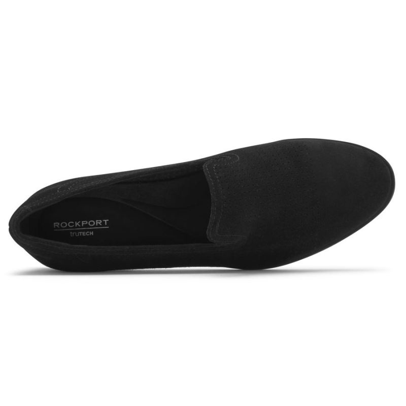 Mocassim Perfurado Perpetua Feminino Rockport - Preto