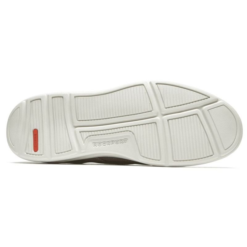 BOTA MASCULINA ROCKPORT ZADEN OXFORD COM BICO PLANO - BREEN PERFURADO EM NOBUCK