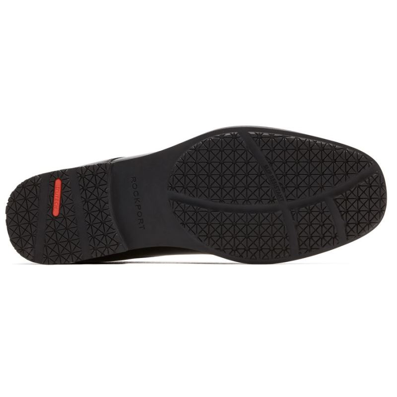 Bico Cap Toe Impermeável Rockport Essential Details - Preto