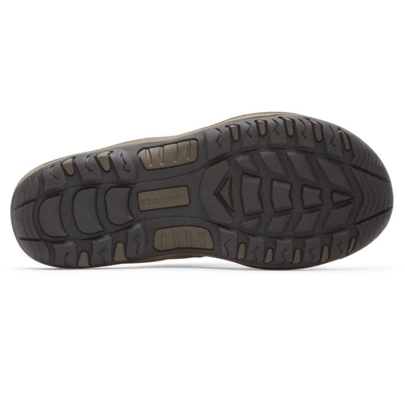 SANDÁLIA MASCULINA HAYES SLIDE ROCKPORT - MARROM