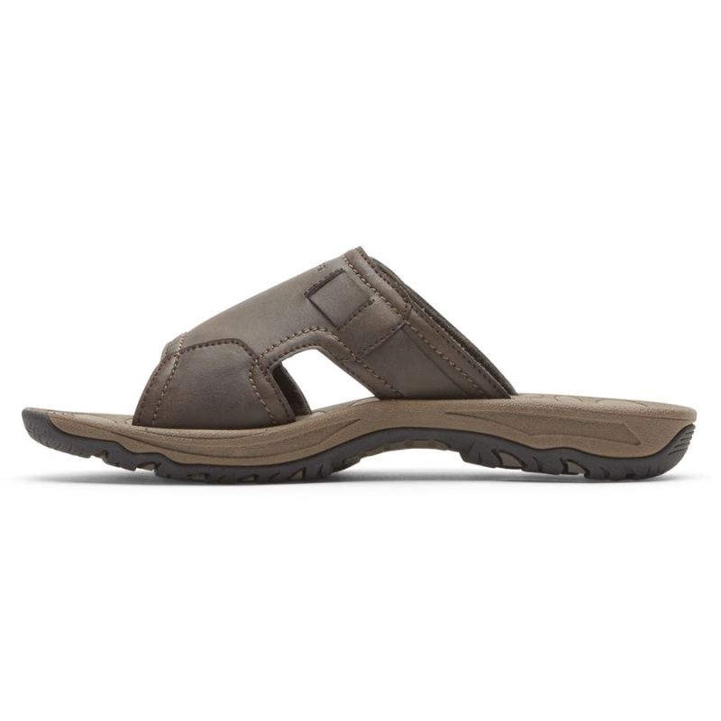 SANDÁLIA MASCULINA HAYES SLIDE ROCKPORT - MARROM