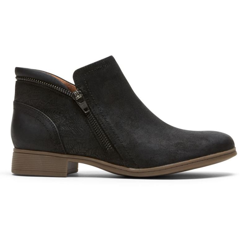 BOTINHA ROCKPORT COBB HILL CROSBIE FEMININA - PRETA