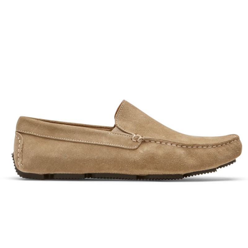 Mocassim RHYDER Venetian Masculino Rockport - Camurça Taupe