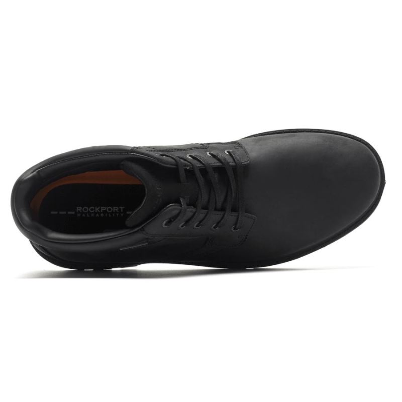 BOTA MASCULINA ROCKPORT RESISTENTE ÀS INTEMPÉRIES - PRETA
